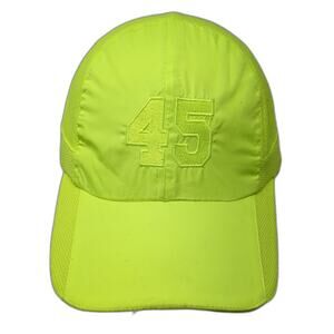 45 Logo Club Med Strapback Baseball Cap Green One Size Adjustable Embroidered